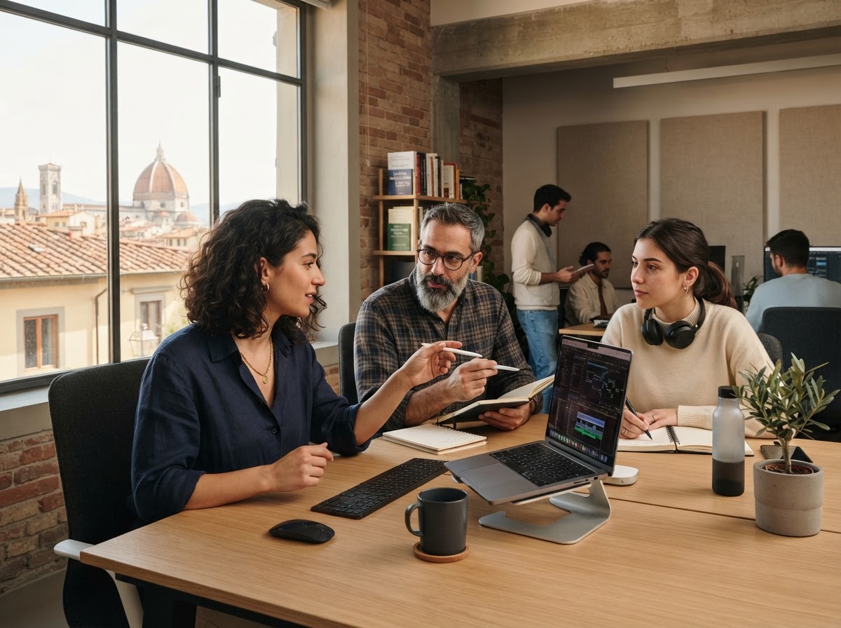Certalis team al lavoro sull'analisi dei dati finanziari